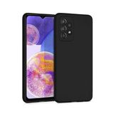 Microcase Samsung Galaxy A23 Matte Serisi Silikonn Kılıf-Siyah