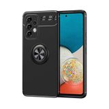 Microcase Samsung Galaxy A33 5G Focus Serisi Yüzük Standlı Silikon Kılıf - Siyah
