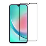 Microcase Samsung Galaxy A34 Tam Kaplayan Çerçeveli Tempered Ekran Koruyucu - Siyah AL3276