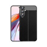 Microcase Samsung Galaxy A35 5G Leather Serisi Deri Efekt Silikon Kılıf - Siyah Al3337