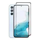 Microcase Samsung Galaxy A54 Tam Kaplayan Çerçeveli Tempered Ekran Koruyucu - Siyah AL3276