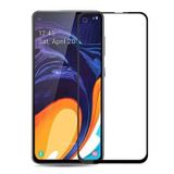 Microcase Samsung Galaxy A60 Tam Kaplayan Çerçeveli Tempered Ekran Koruyucu - Siyah