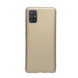 Microcase Samsung Galaxy A71 Premium Matte Silikon Kılıf - Gold