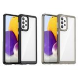 Microcase Samsung Galaxy A73 5G Shield Serisi Darbeye Dayanıklı Yarı Esnek Plastik TPU Kılıf - AL8100 (Füme)