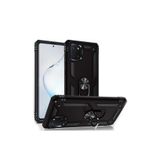 Microcase Samsung Galaxy A81 - M60S - Note 10 Anka Serisi Yüzük Standlı Armor Kılıf - Siyah