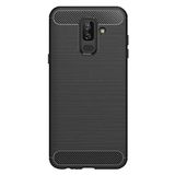 Microcase Samsung Galaxy A9 Star Lite Brushed Carbon Silikon TPU Kılıf Siyah Renk
