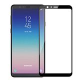 Microcase Samsung Galaxy A9 Star Tam Kaplayan Çerçeveli Tempered Ekran Koruyucu - Siyah