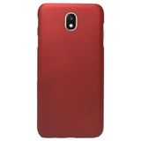 Microcase Samsung Galaxy C8 Premium Silikon Tempered Cam + Kırmızı Kılıf