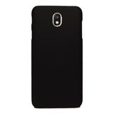 Microcase Samsung Galaxy C8 Premium Silikon Tempered Cam + Siyah Kılıf