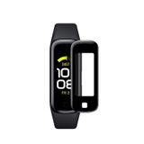 Microcase Samsung Galaxy Fit 2 Tam Kaplayan Kavisli Ekran Koruyucu 3d Pet Film - Siyah