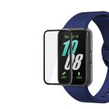 Microcase Samsung Galaxy Fit3 Tam Kaplayan Kavisli Ekran Koruyucu 3D Pet Film - Siyah AL3385
