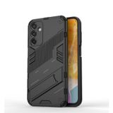 Microcase Samsung Galaxy M15 Matrix Serisi Armor Standlı Perfect Koruma Kılıf - Siyah Al3416