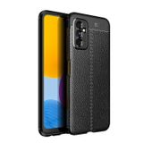 Microcase Samsung Galaxy M52 5g Leather Silikon Kılıf - Siyah