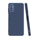 Microcase Samsung Galaxy M52 5G Premium Matte Silikon Kılıf-Lacivert