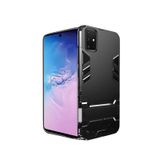Microcase Samsung Galaxy Note 20 Alfa Armor Standlı Perfect Koruma Kılıf - Siyah