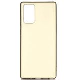 Microcase Samsung Galaxy Note 20 Premium Matte Silikon Kılıf - Gold