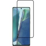 Microcase Samsung Galaxy Note 20 Tam Kaplayan Çerçeveli Tempered Ekran Koruyucu - Siyah