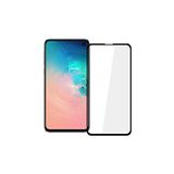 Microcase Samsung Galaxy S10 3D Curved Çerçeveli Tempered Ekran Koruyucu - Siyah