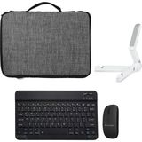 Microcase Samsung Galaxy S10 Fe Için Tablet Çanta + Bluetooth Klavye + Mouse + Stand AL8112