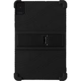 Microcase Samsung Galaxy S10 Lite 10.9 Inch Tablet Için Standlı Silikon Kılıf - AL4363 - Siyah