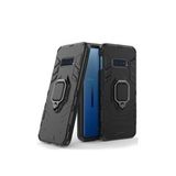 Microcase Samsung Galaxy S10E Batman Serisi Yüzük Standlı Armor Siyah Kılıf