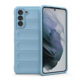 Microcase Samsung Galaxy S21 Plus Miami Serisi Darbeye Dayanıklı Silikon Kılıf -Açık Mavi