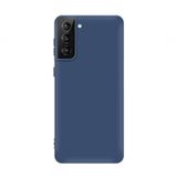 Microcase Samsung Galaxy S21 Plus Premium Matte Silikon Kılıf - Lacivert