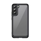 Microcase Samsung Galaxy S22 Plus Shield Serisi Darbeye Dayanıklı Yarı Esnek Plastik TPU Kılıf - Siyah