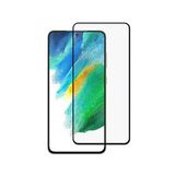 Microcase Samsung Galaxy S22 Plus Tam Kaplayan Çerçeve Cam -Siyah