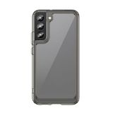 Microcase Samsung Galaxy S22 Shield Serisi Darbeye Dayanıklı Yarı Esnek Plastik TPU Kılıf - Füme