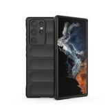 Microcase Samsung Galaxy S22 Ultra Miami Serisi Darbeye Dayanıklı Silikon Kılıf - Siyah