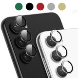 Microcase Samsung Galaxy S23 Plus Kamera Camı Lens Koruyucu Halka Set - AL8114 (Siyah)
