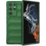 Microcase Samsung Galaxy S23 Ultra ile uyumlu Miami Serisi Darbeye Dayanıklı Silikon Kılıf - AL3420 (Yeşil)
