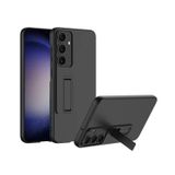 Microcase Samsung Galaxy S24 ile uyumlu Standlı Sert Plastik Mat Kılıf - AL3566 (Yeşil)