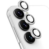 Microcase Samsung Galaxy S24 Uyumlu Kamera Camı Lens Koruyucu Halka Set -AL4239 (Siyah)