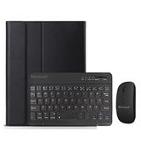 Microcase Samsung Galaxy Tab A 8.0 2019 T290 T295 ile Uyumlu Bluetooth Klavye ve Mouse + Standlı Kılıf - BKK6