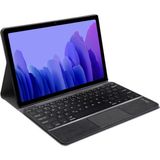 Microcase Samsung Galaxy Tab A7 T500 T505 T507 10.4" 2020 Bluetooth Touchpad Klavye + Bkk5 Standlı Kılıf - Siyah