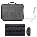 Microcase Samsung Galaxy Tab A7 T500/T505 2020 10.4 Inch Tablet Çanta + Bluetooth Klavye + Mouse + Tablet Standı - AL8112