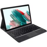 Microcase Samsung Galaxy Tab A8 SM-X200 10.5 (2021) Bluetooth Touchpad Klavye + Standlı Kılıf - Bkk5 - Siyah