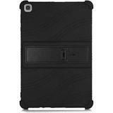 Microcase Samsung Galaxy Tab A9 Plus SM-X210 11 Inch Tablet Için Standlı Silikon Kılıf - AL3309 - Siyah