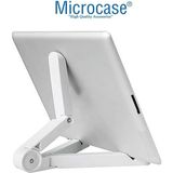Microcase Samsung Galaxy Tab S10 Lite Tablet Uyumlu Gri Çanta + Türkçe Bluetooth Klavye +Mouse + Standı - Yeşil AL5161 - Açık Yeşil
