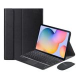 Microcase Samsung Galaxy Tab S6 Lite SM-P610 P610 10.4 inch Tablet ile Uyumlu Bluetooth Touchpad Klavye + Bluetooth Mouse + Standlı Kılıf - BKK7