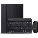 Microcase Samsung Galaxy Tab S7 Fe SM-T733 12.4 Inch Bluetooth Klavye+Mouse+Standlı Kılıf - Bkk6 - Siyah