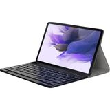 Microcase Samsung Galaxy Tab S7 Fe SM-T733 12.4 Inch Tablet Bluetooth Klavyeli Standlı Kılıf - Bkk4 - Siyah