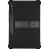 Microcase Samsung Galaxy Tab S9 Fe Plus X610 12.4 Inch Tablet Için Standlı Silikon Kılıf - AL3309 - Siyah