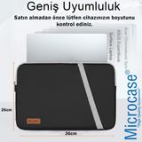 Microcase Samsung Galaxy Tab S9 Ultra 14.6 Inch Tablet Için Çok Amaçlı Sleeve Tipi Çanta AL5422 - Siyah