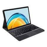 Microcase Samsung Galaxy Tab S9 Ultra 14.6 inch Tablet Uyumlu Bluetooth Touchpad Klavye + Standlı Kılıf-BKK5