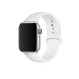 Microcase Samsung Galaxy Watch 3 41 mm için Silikon Kordon Kayış - KY10 (Beyaz)