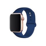 Microcase Samsung Galaxy Watch 3 41 mm için Silikon Kordon Kayış - KY10 (Lacivert)