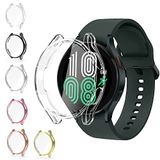 Microcase Samsung Galaxy Watch 4 40mm Önü Kapalı Tasarım Silikon Kılıf - Siyah